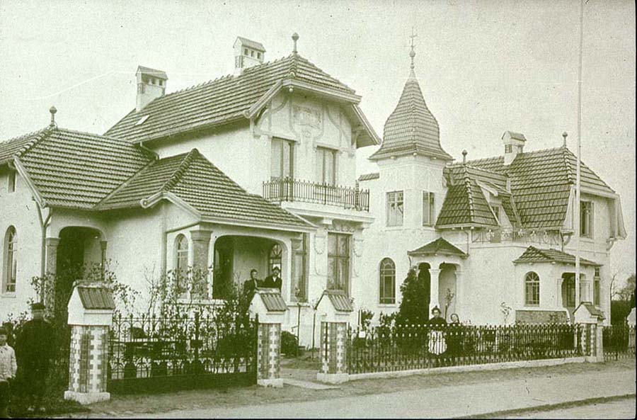 So sch&ouml;n sah es in Schnelsen um 1910 an der Frohmestra&szlig;e Nr.103 bis Nr.105 aus